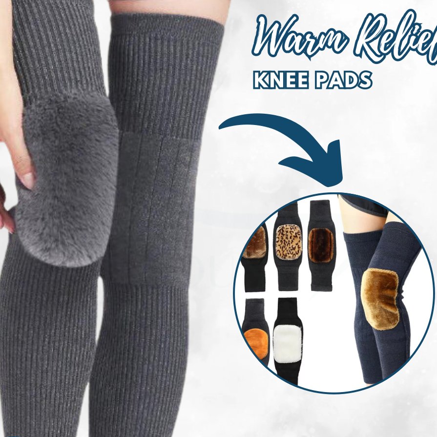 Warm Relief Soft Knee Warmer Pads.